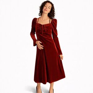 DPlay velvet medieval midi dress- fits like M